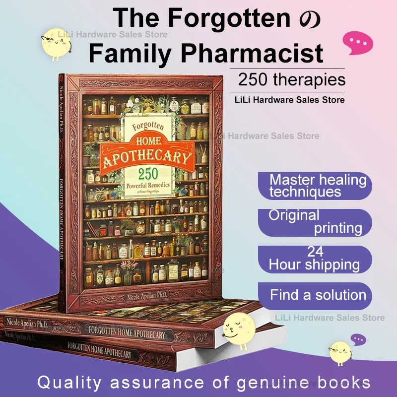 Forgotten Home Apσthecary - Lost Book of Herbal Remedies - The Holistic Guide