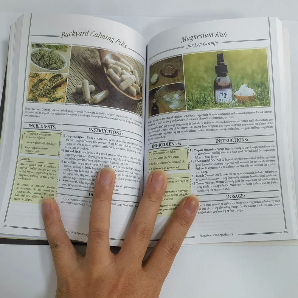 Forgotten Home Apσthecary - Lost Book of Herbal Remedies - The Holistic Guide
